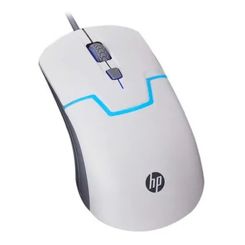 Mouse gamer de juego HP  M100 blanco