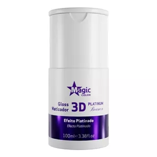 Matizador 3d Platinum Branco 100 Ml - Efecto Platinado