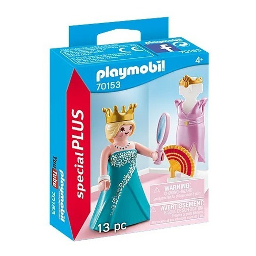 Figura Armable Playmobil Special Plus Princesa Con Maniquí Cantidad de piezas 13