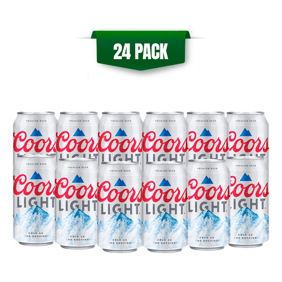 Cerveza Coors Light 4x6 Lat 355ml