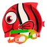 Pez rojo gafa naranja amarillos (estuche)