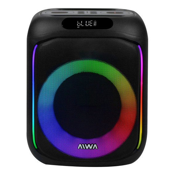 Parlante Portátil Bluetooth Aiwa Infinit Color Negro