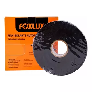 Fita Isolante Auto Fusão Preta 10m Foxlux