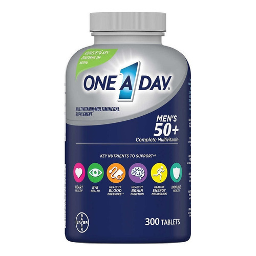 One A Day Hombres 50+ Años Bayer - 300 Tablets