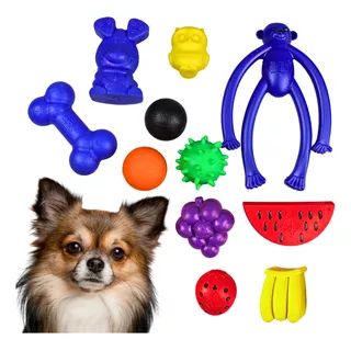 Brinquedo De Borracha Kit Para Cães Destruidores Pet Shop