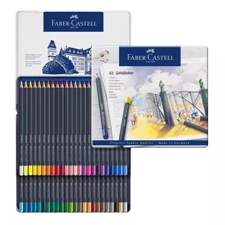 48 Lapices De Color Acuarelables Goldfaber Faber Castell