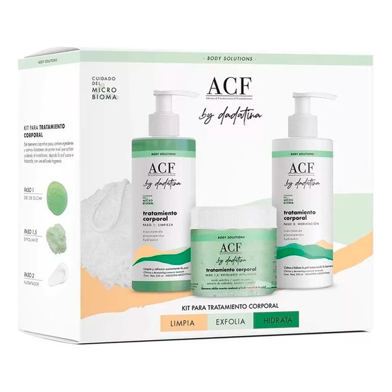 Acf By Dadatina Body Solutions Tratamiento Corporal Completo