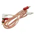 Cable 2 Rca A 2 Rca En Angulo 90° Full Cobre - 90 Cm Voyz