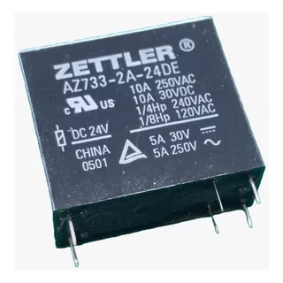 4x Rele Az733-2a-24de Az733 6 Pinos 24v 10amp Zettler