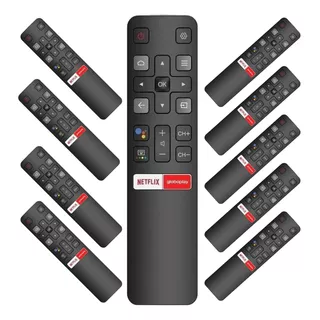 Kit 10 Controle Remoto Tv Tcl 4k Smart Netflix Atacado