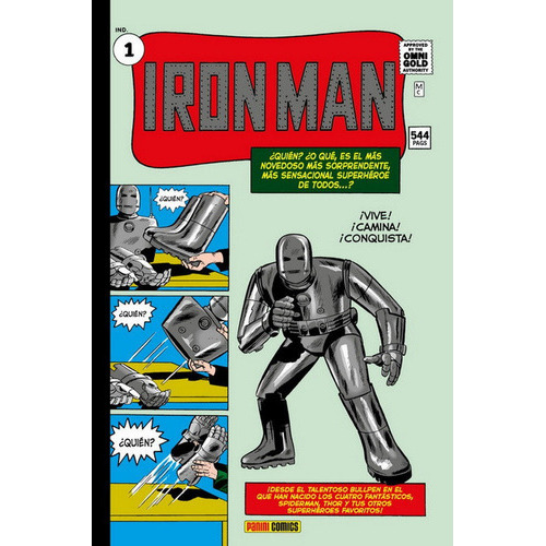 Marvel Gold Omnibus Iron Man. Nace Iron Man, De Stan Lee. Editorial Paninicomics, Tapa Dura En Español