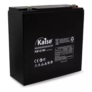 Batería Recargable 12v 18ah Kaise Sellada Kb12180 Ups Alarma