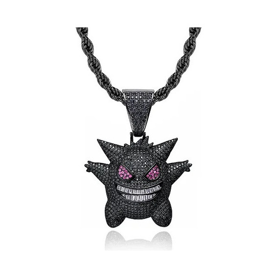 Cadena Gengar De Pokemon Full Ice Diamantes 