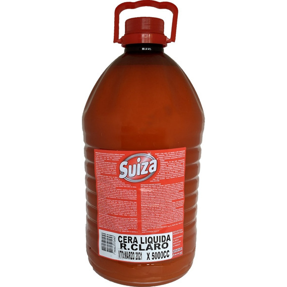 Cera Liquida Roble Claro Para Pisos Madera Suiza 5lt