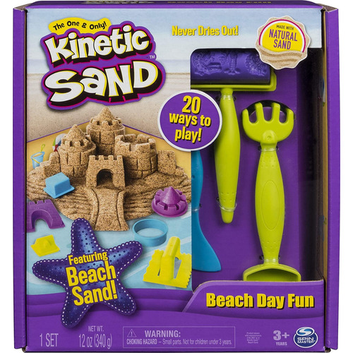 Arena Spin Master Kinetic Sand Beach Day Fun + Accesorios