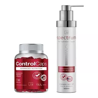 Kit Control Caps 30 Cápsulas + Spectrum Hair Nutrition 300ml