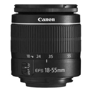 Lente Canon Ef-s 18-55 Mm F/3.5-5.6 Iii Color Negro