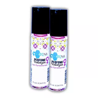 2 Feromonas Perfume Dama Mujer 10ml Roll On Bolsillo