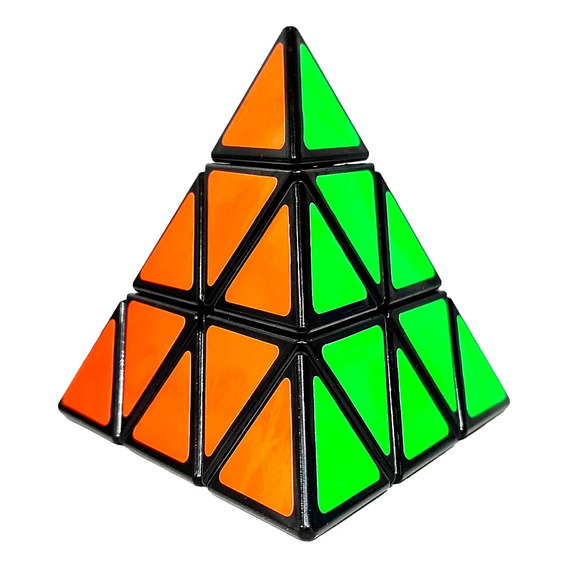 Cubo Magico 3x3 Rubik 3x3x3 Pyraminx Qiyi Qiming Piramide Color de la estructura Multicolor