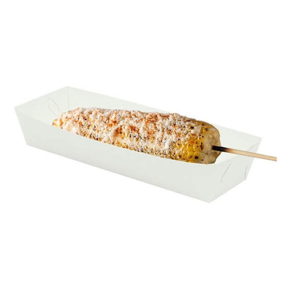 Charola Para Hotdog Jumbo, Banderilla, Elote 22x7x4cm 250pz