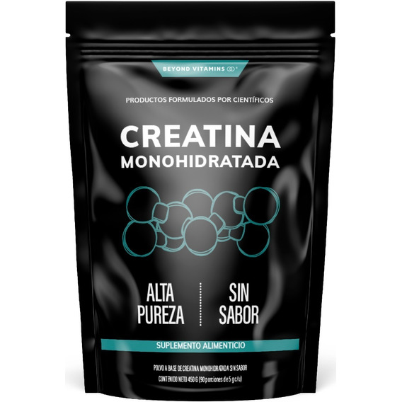 Creatina Monohidratada Micronizada Pura En Polvo 450gr