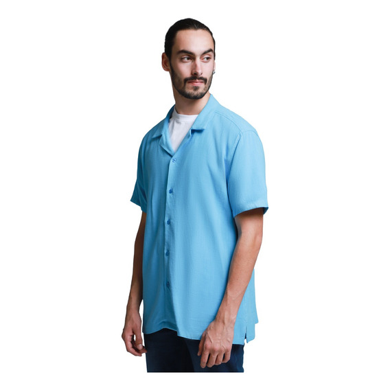 Camisa Manga Corta Lob Ccck0686 Hombre