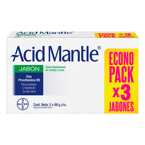 Acid Mantle Jabón Corporal 3 X 90 Gr - g a $202
