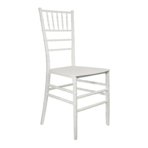 Silla Tiffany Plastica Reforzada Apilable Eventos Cantidad de sillas por set 1 Color de la estructura de la silla Blanco