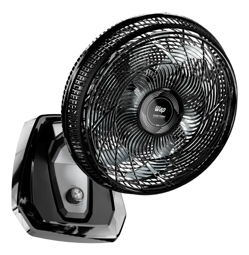 Ventilador de Parede e Mesa WAP FLOW TURBO com 8 Pás 3 Velocidades 127v - Imagem 6