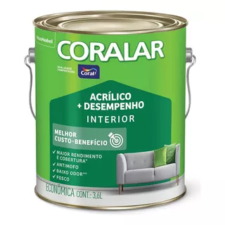 Tinta Látex Anti Mofo Acrílica Parede Coralar Branco