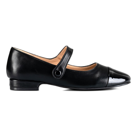 Zapato Mary Jane Mujer De Moda Elegante Escolar Plano Weide