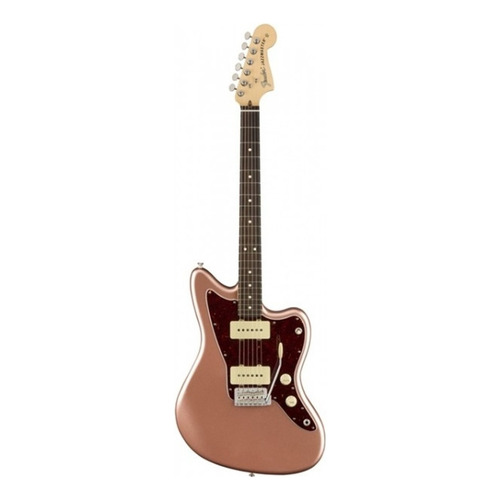 Guitarra eléctrica Fender American Performer Jazzmaster de aliso penny uretano satin con diapasón de palo de rosa