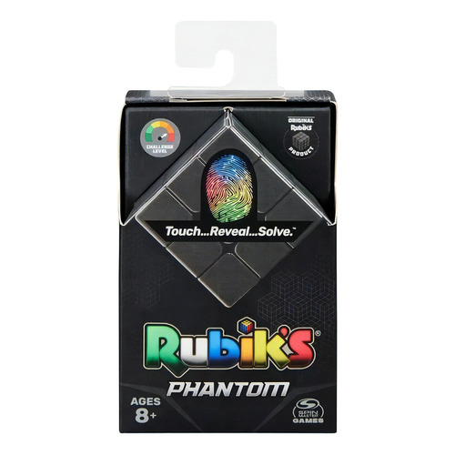 Cubo Rubik Phantom Fantasma Toca Y Descubre 3x3 Avanzado Color De La Estructura Negro