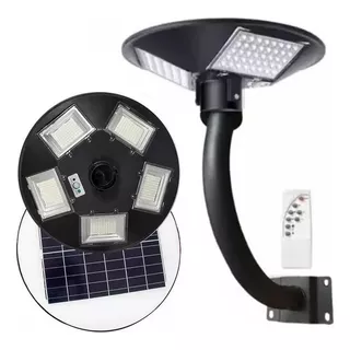 Foco Solar Disco Jardín 250w 360 Grados