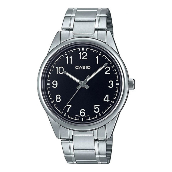 Reloj Casio  Mtpv005 Hombre Acero  Plata Full Color De La Correa Mtp-v005d-1b4