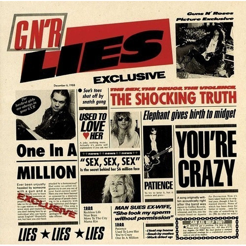 Cd Guns N' Roses - G N' R Lies Nuevo Y Sellado Obivinilos