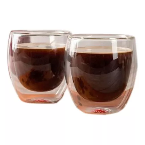 Oroley Set de 2 Vasos doble Pared Palermo 100 ml