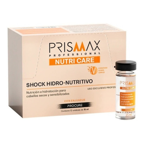 Prismax Ampolla Shock Hidro-nutritivo Caja De 12 Unid.