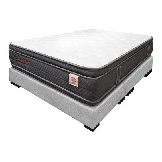 Colchón Firme Queen 160 Pedic Super Premium + Base Elite