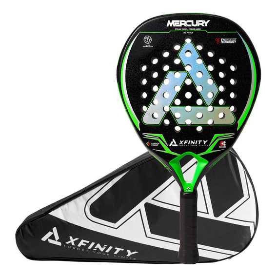 Pala Padel Mercury - Carbono - Xfinity (incluye Funda)