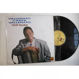 Vinyl Vinilo Lp Acetato Uchi Escobar Vallenato Canta 