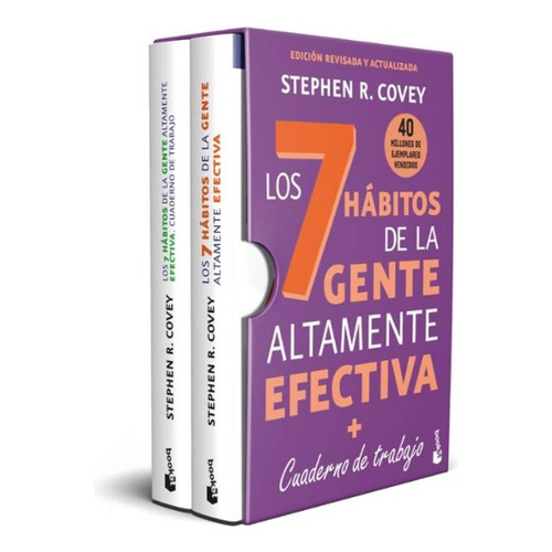Estuche 7 hábitos de la gente altamente efectiva + Cuaderno, de Stephen R. Covey., vol. 1.0. Editorial Booket, tapa blanda, edición 1.0 en español, 2023