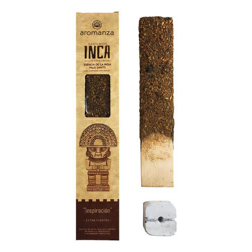 Sahumo Inca Aromanza + Porta Sahumo X3 Unidades Fragancia Esencia de la India - Palo Santo