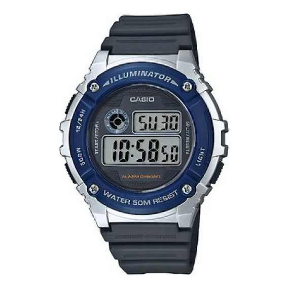 Reloj Para Unisex Casio W_216h_2av Negro