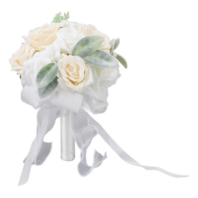 Bouquet De Novia Ramos De Boda Para Novia Soft Ribbon