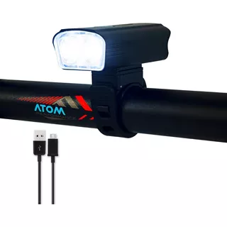 Luz Led Frontal Bicicleta Atom 900 Lumenes  