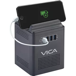 Regulador Vica Connect 800 800 Va / 400 W 4 Contactos 4 Usb Color Negro