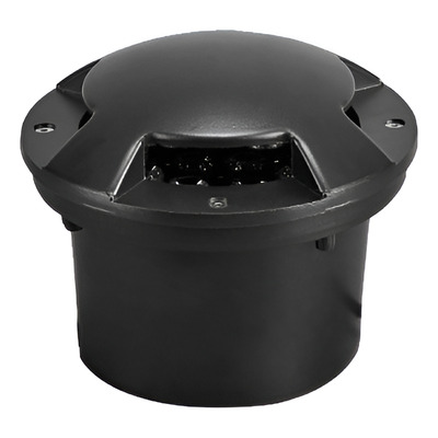 Embutido Piso Transitable Chester Led Ip44 220v Negro Deco