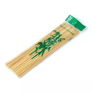 Brochetas De Bambú 30 Cm Paq C/100 Piezas