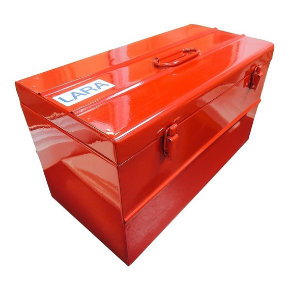 Caja Metalica Lara De Herramientas N11 Color Rojo